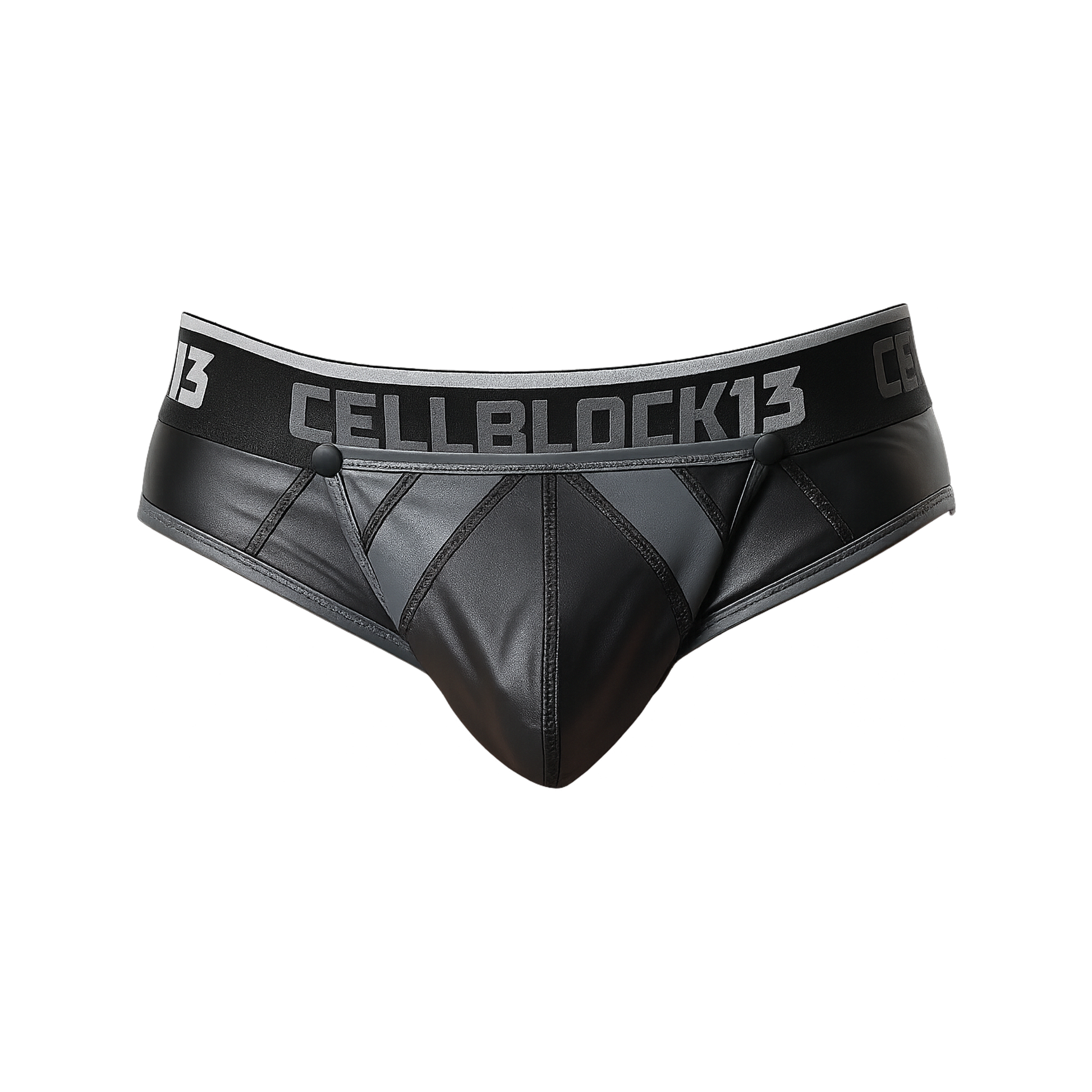 CELLBLOCK 13 Anti-Chrome Snap Up Jock Brief Grey