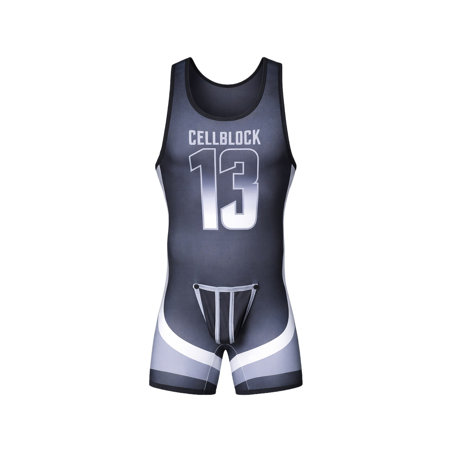 CELLBLOCK 13 Chain Reaction Singlet Jock Grey