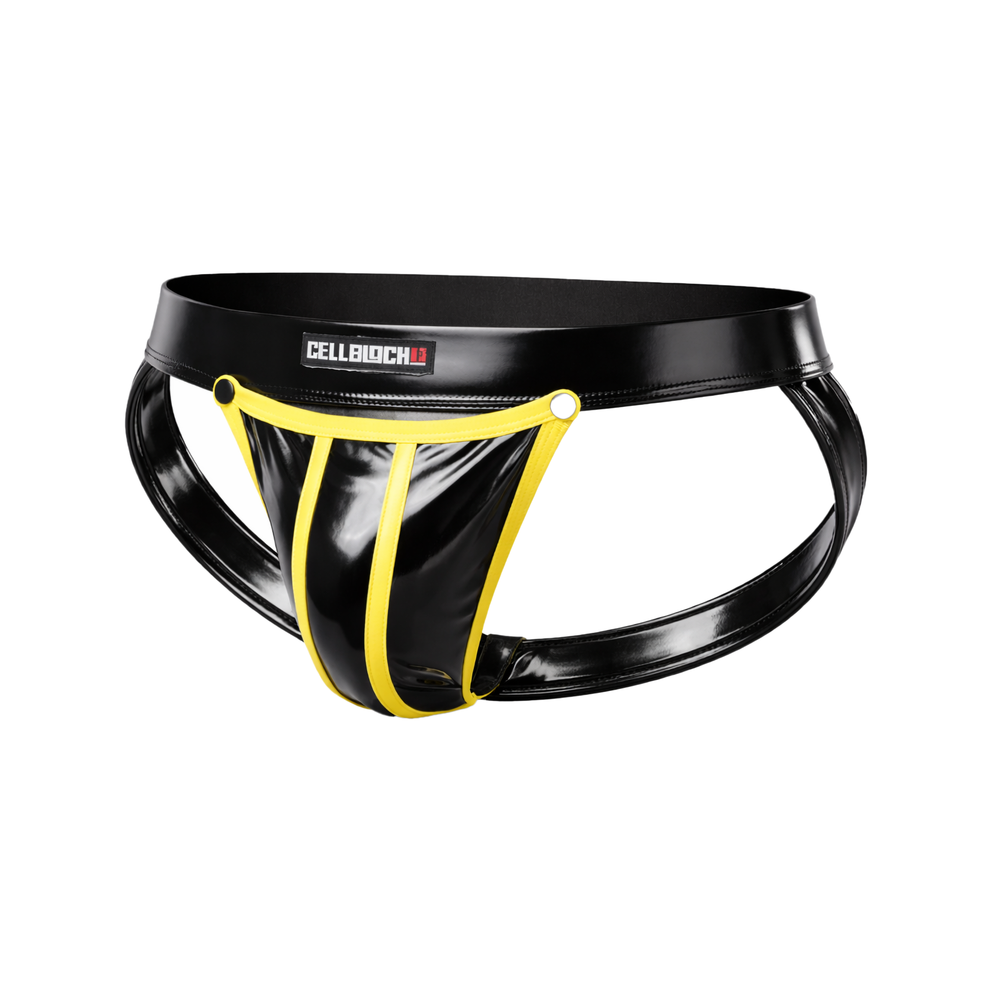 CELLBLOCK 13 Iron Grip Snap Off Jockstrap Yellow