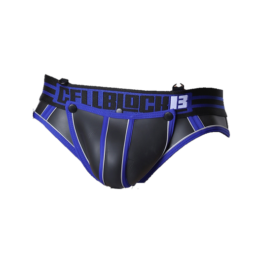 CELLBLOCK 13 Mercury Jock Brief w/ C-ring + Removable Pouch Blue
