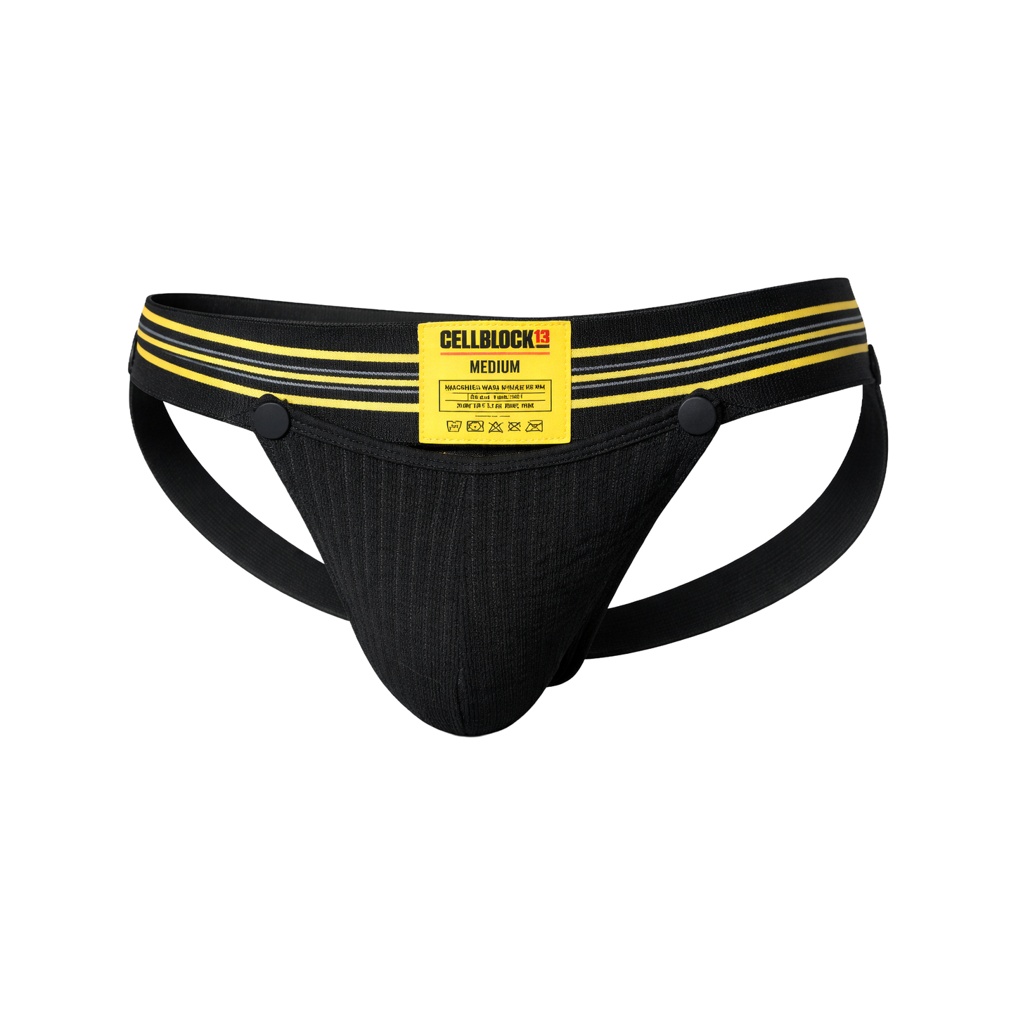 CELLBLOCK 13 Tight End 2" Snap Up Shadow Jockstrap Yellow
