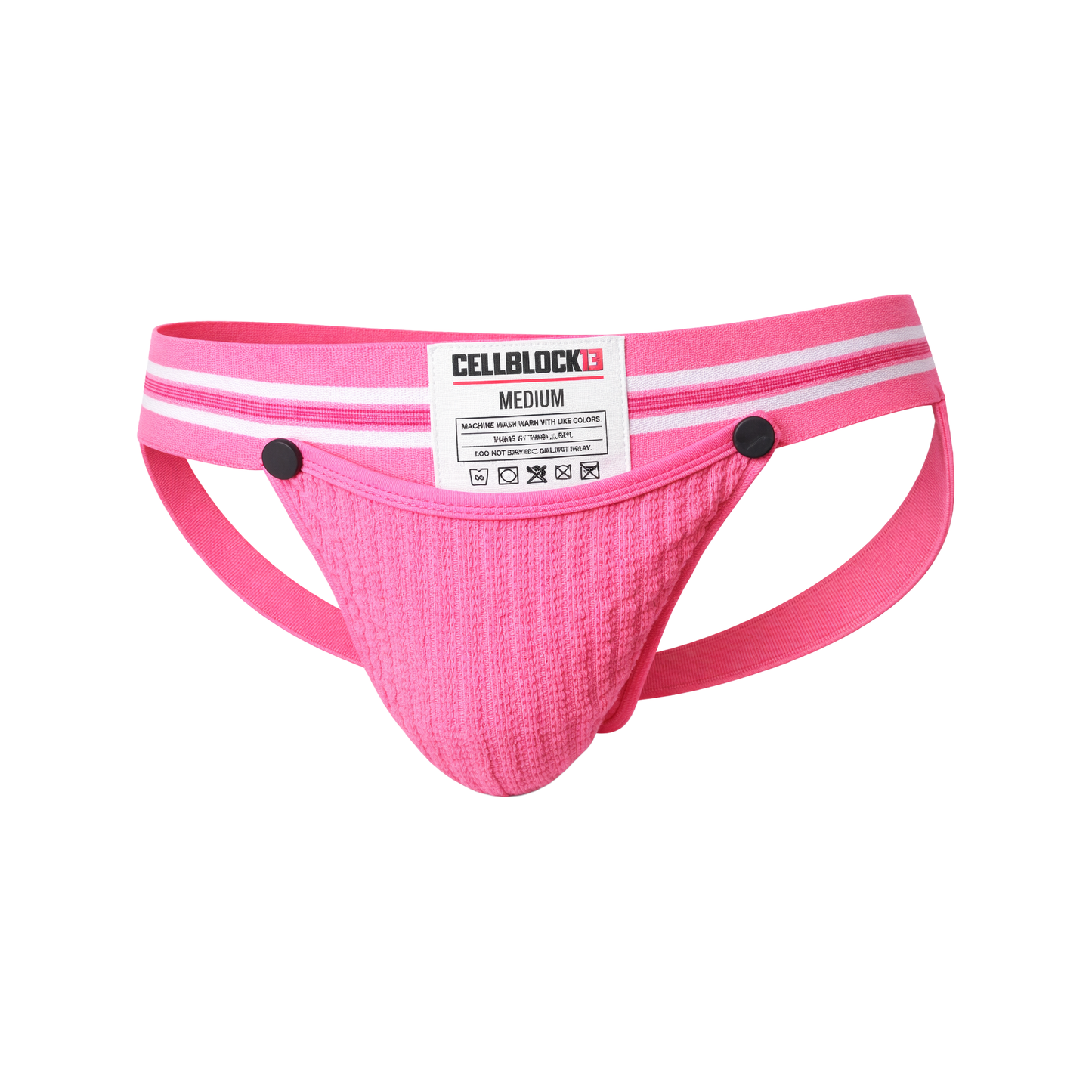 CELLBLOCK 13 Tight End 2 inch Snap Up Jockstrap Pink