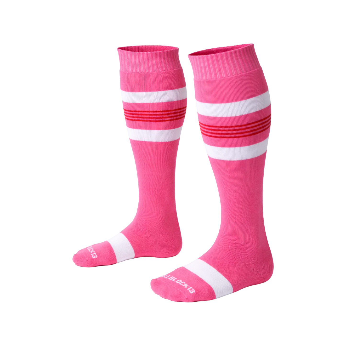 CELLBLOCK 13 Tight End Knee High Socks Pink