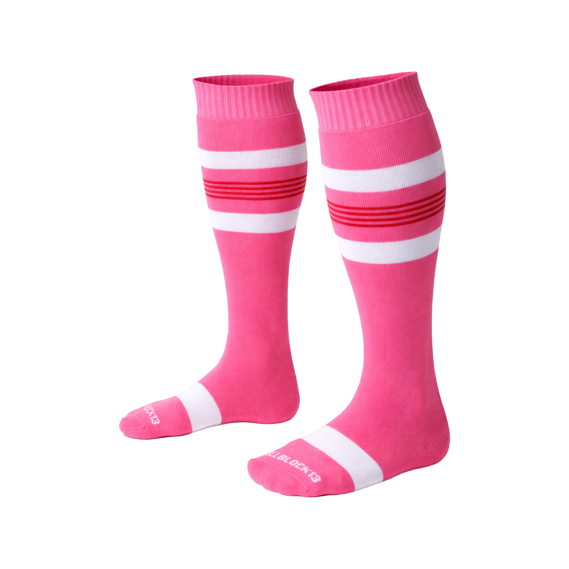 CELLBLOCK 13 Tight End Knee High Socks Pink