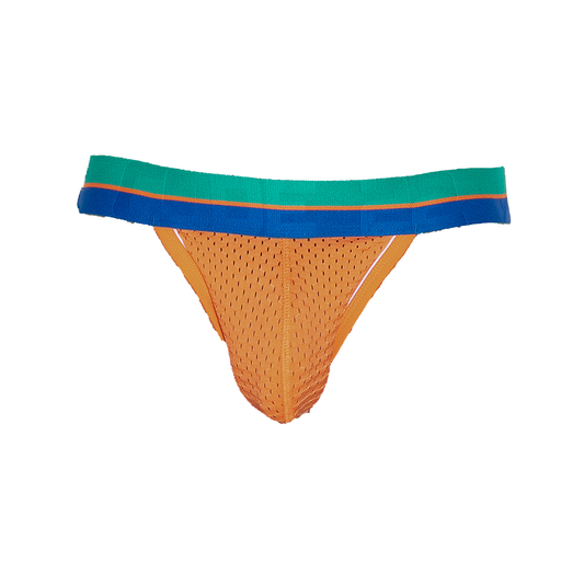 CODE 22 Bright Mesh Jockstrap Orange
