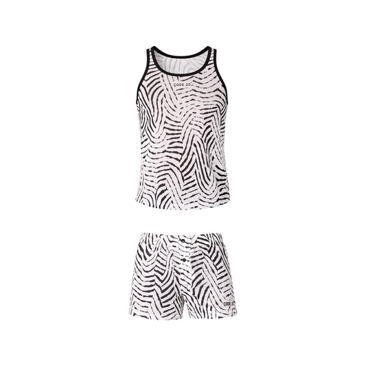 CODE 22 Multipack 1x Savanna Boxer Short + 1x Savanna Tanktop