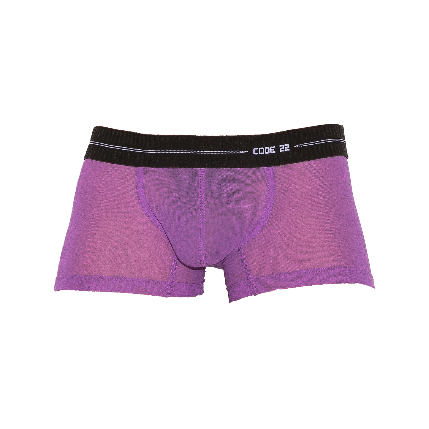 CODE 22 Sheer Mesh Trunk Grape
