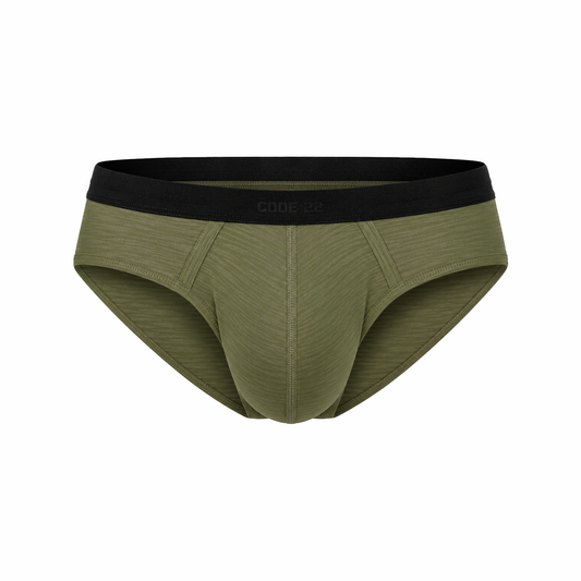 CODE 22 Zebra Brief Khaki