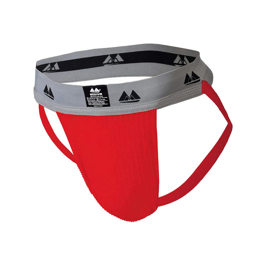 MM Sports Original Edition Swimmer/Jogger Jockstrap 2 inch Red