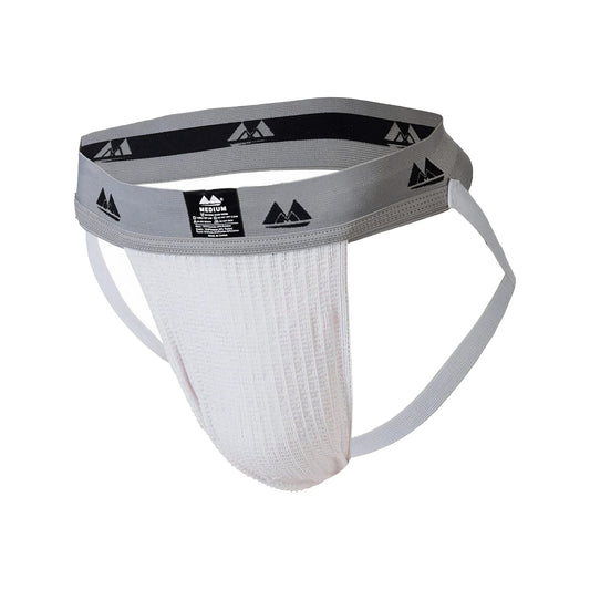 MM Sports Original Edition Swimmer/Jogger Jockstrap 2 inch White