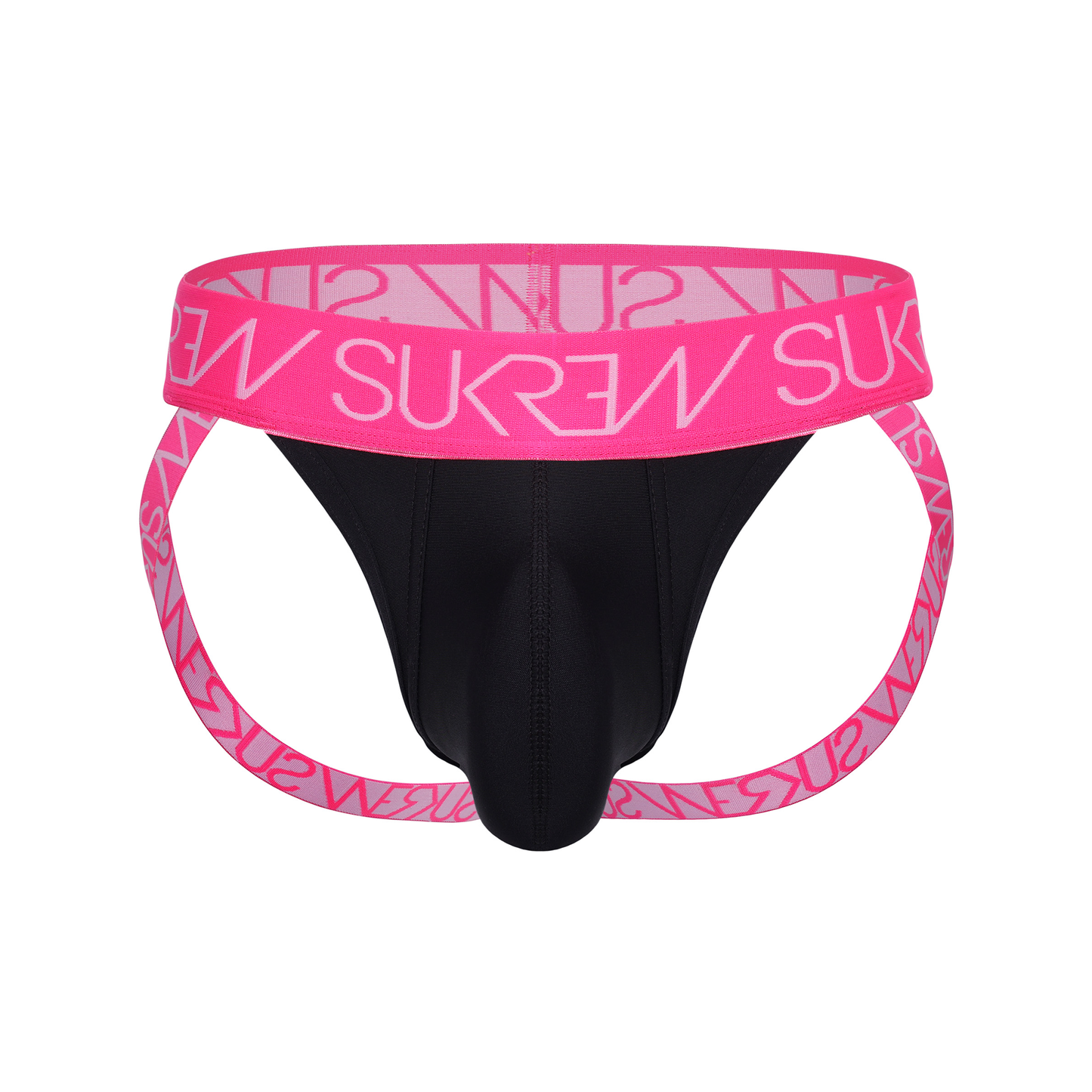 SUKREW Jockstrap Underground Black/Electric Pink