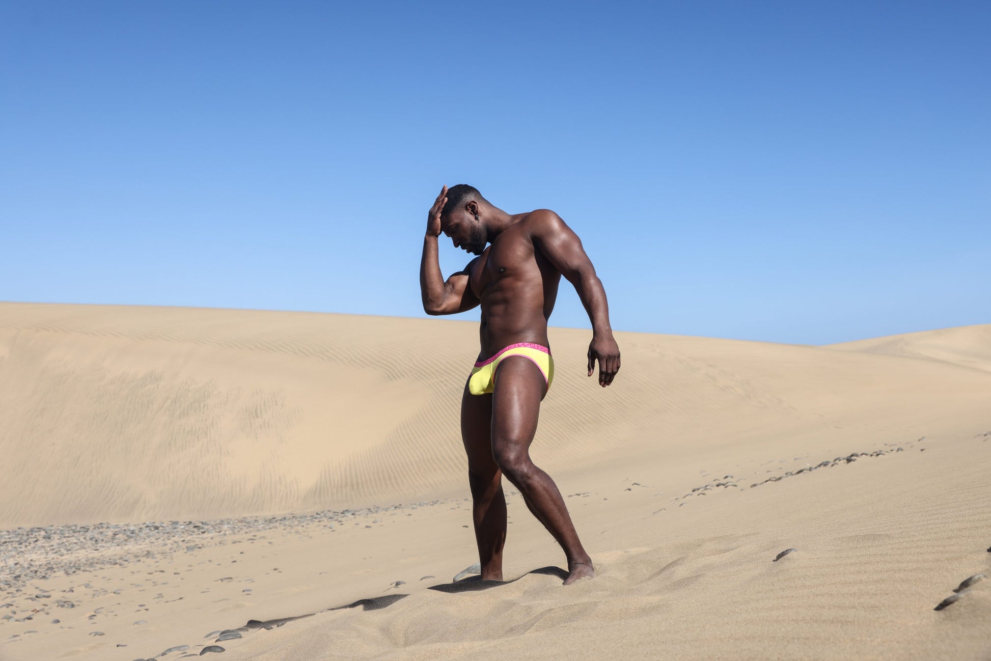 SUKREW Low-rise Brief Carnival Pineapple Yellow