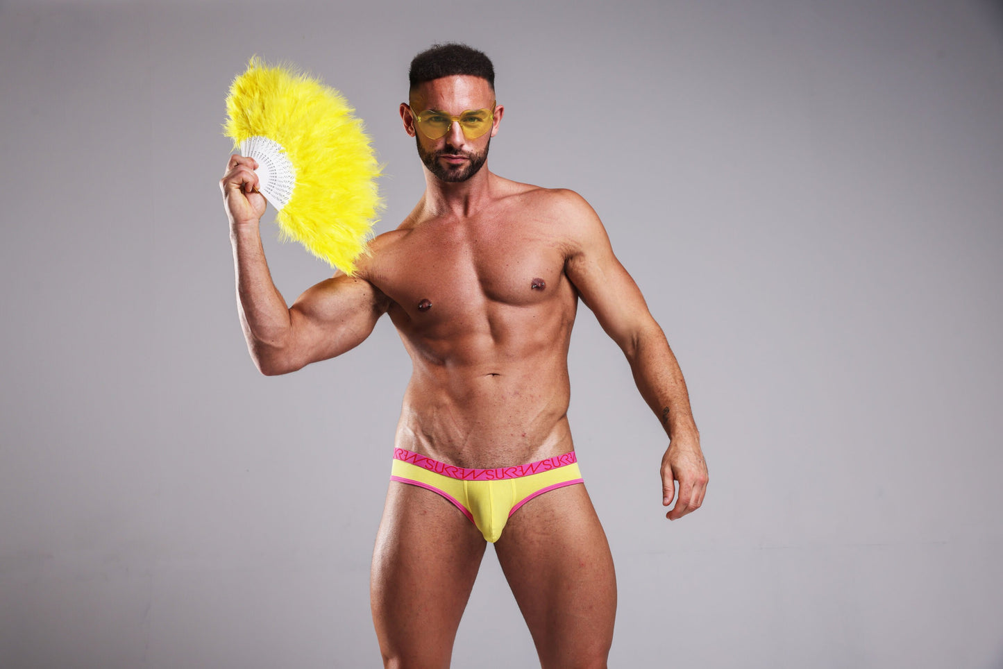 SUKREW Low-rise Brief Carnival Pineapple Yellow
