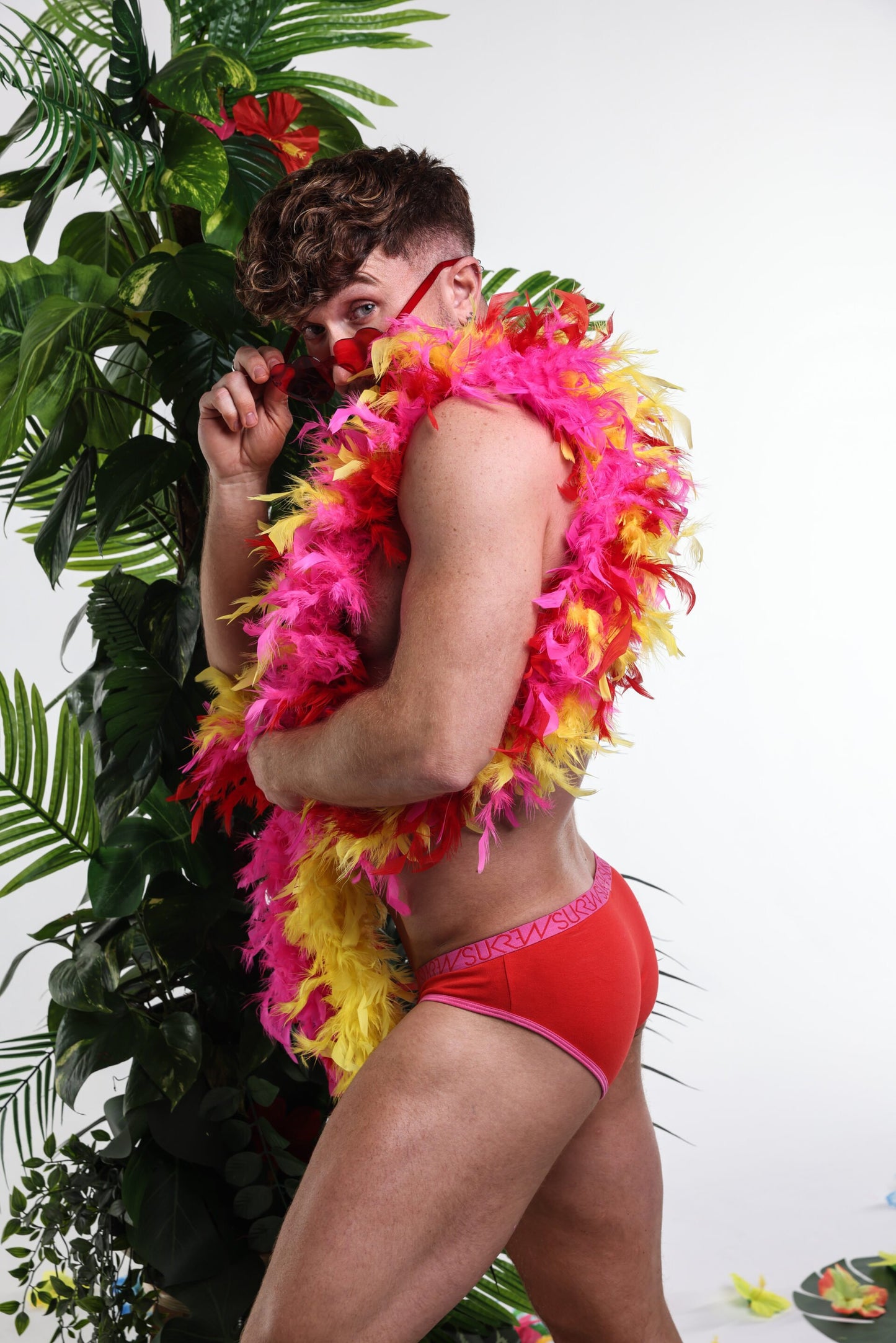 SUKREW Low-rise Brief Red