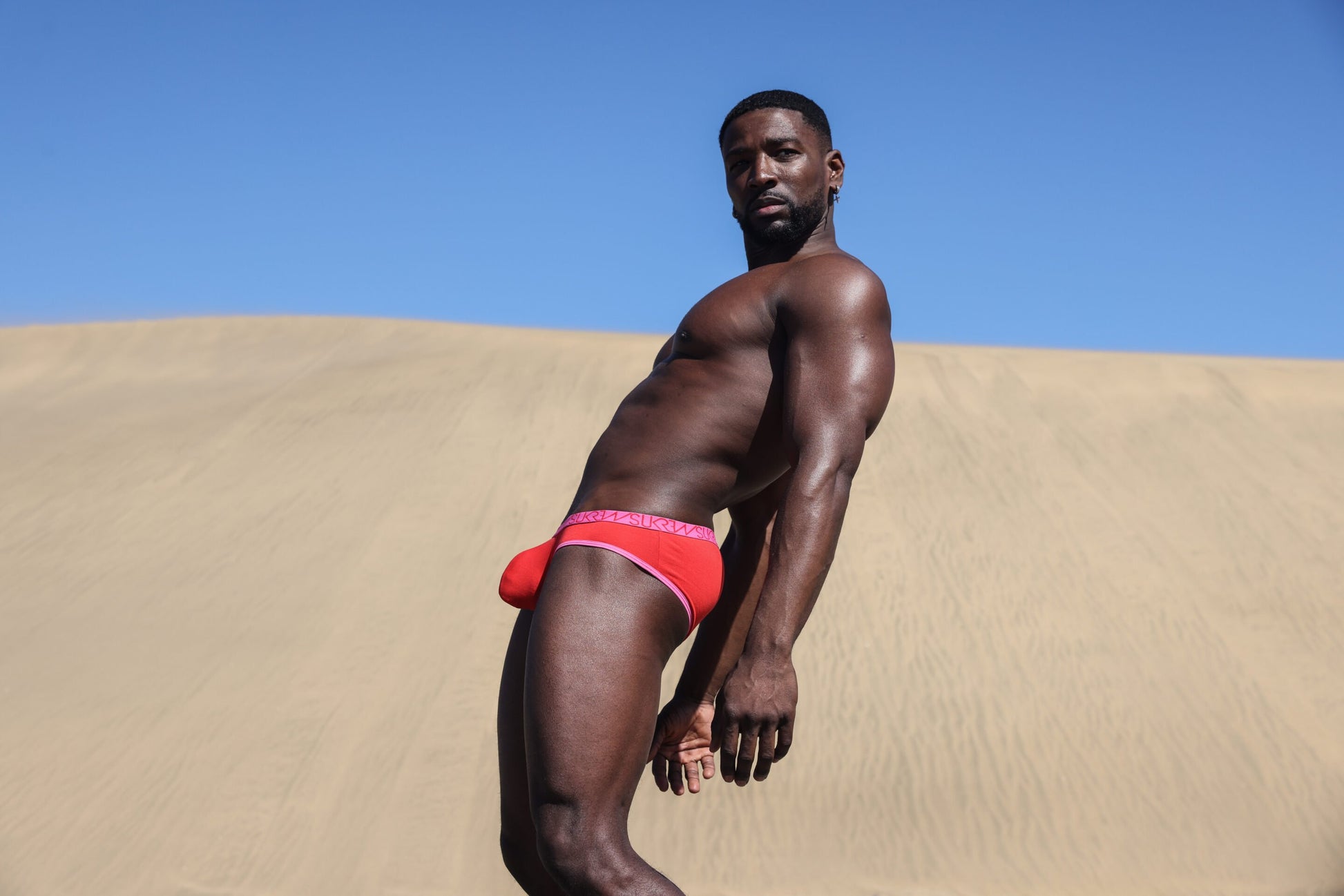 SUKREW Low-rise Brief Red