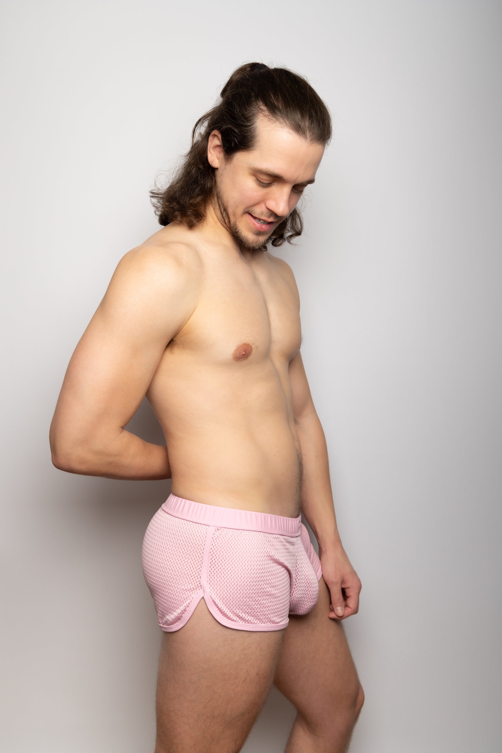 SUKREW Net Shorts Summer Pink