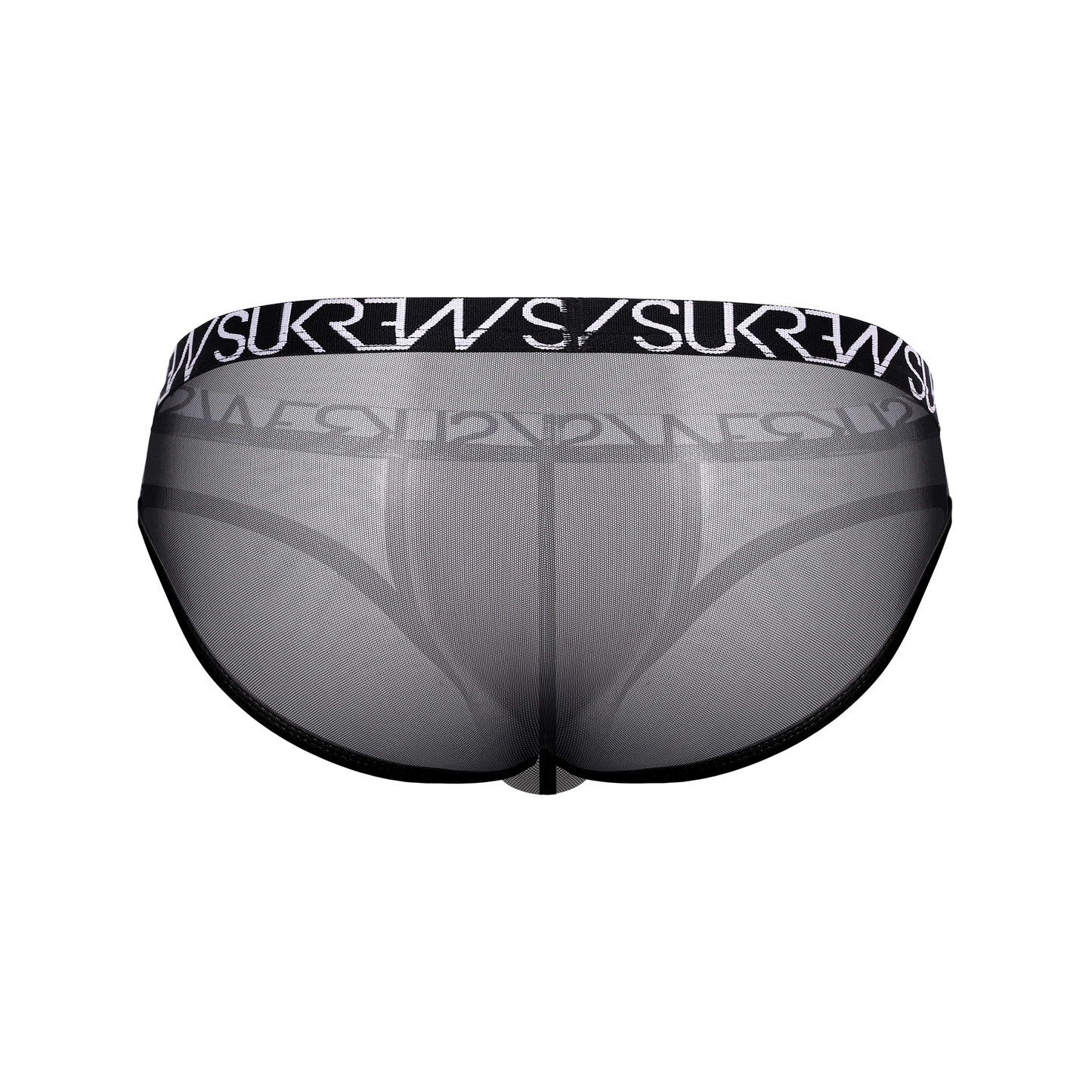 SUKREW Sheer Low-rise Brief Underground Black
