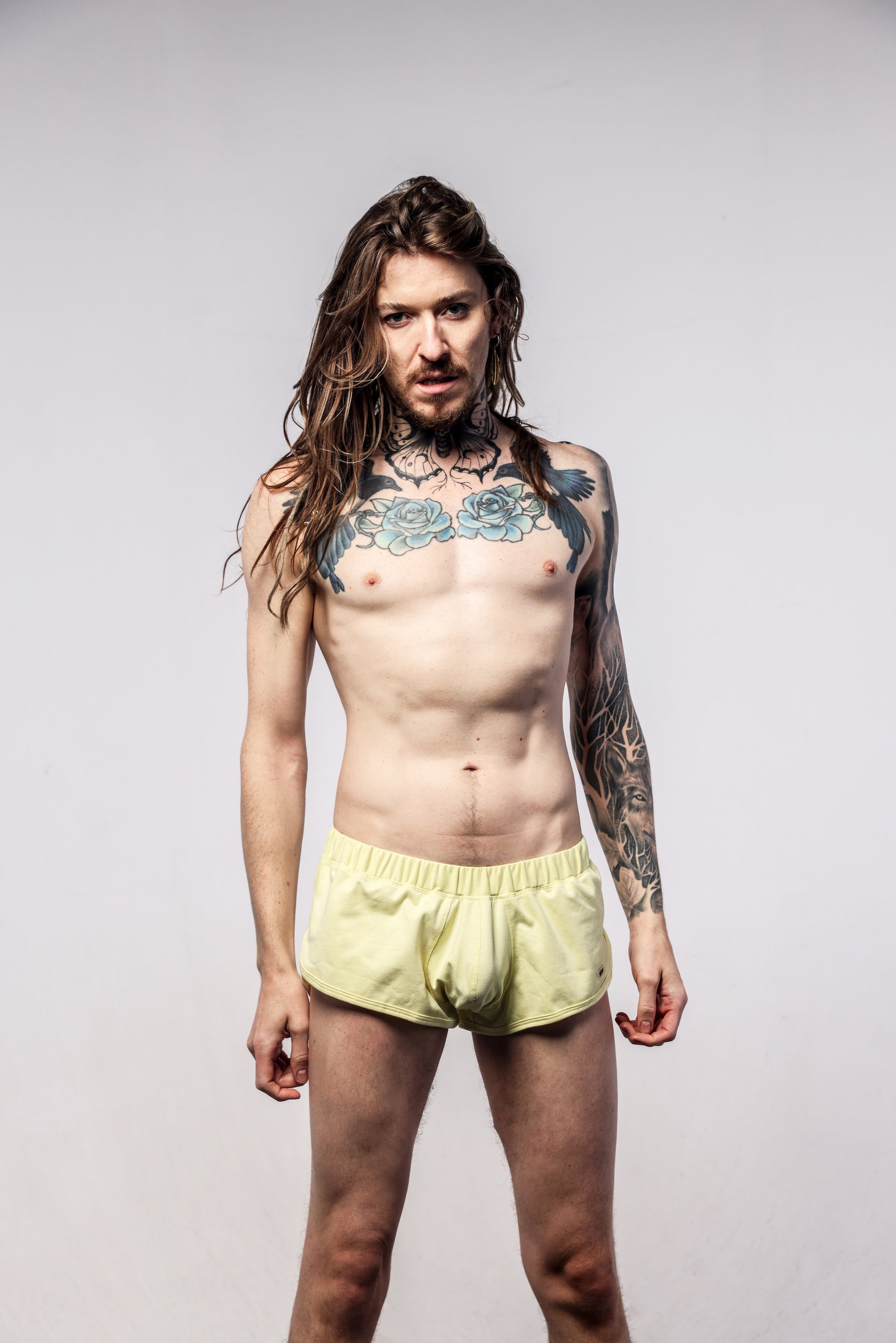 SUKREW Shorts Blonde Yellow