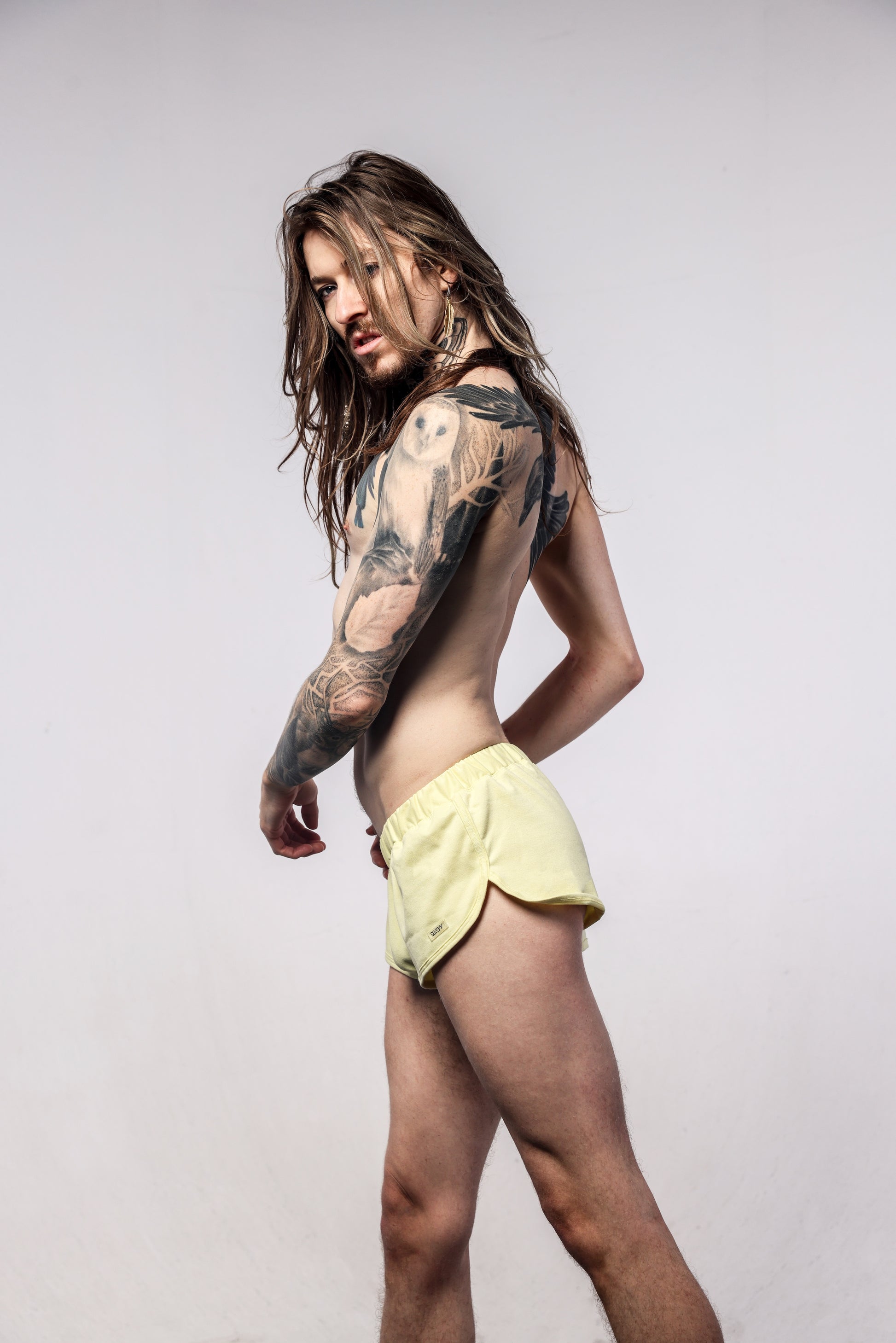 SUKREW Shorts Blonde Yellow