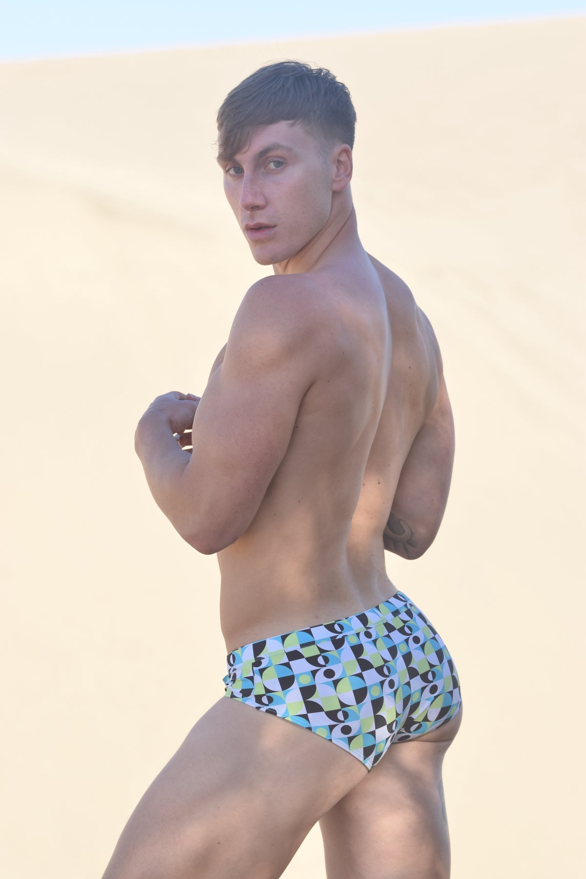 SUKREW Torrent Swim Multipack 1x Brief + 1x Thong Retro Lime