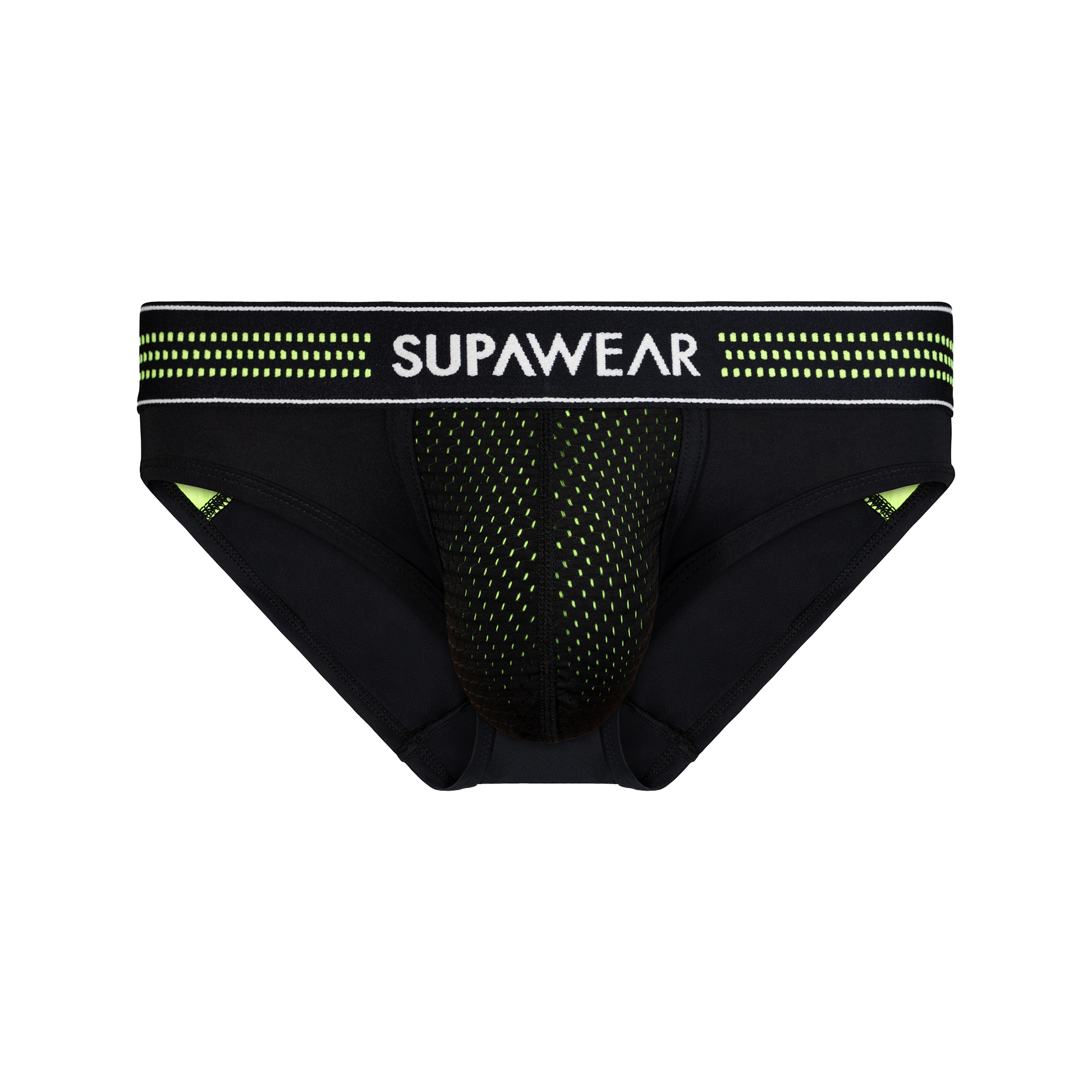 SUPAWEAR Mesh Brief Neon Green