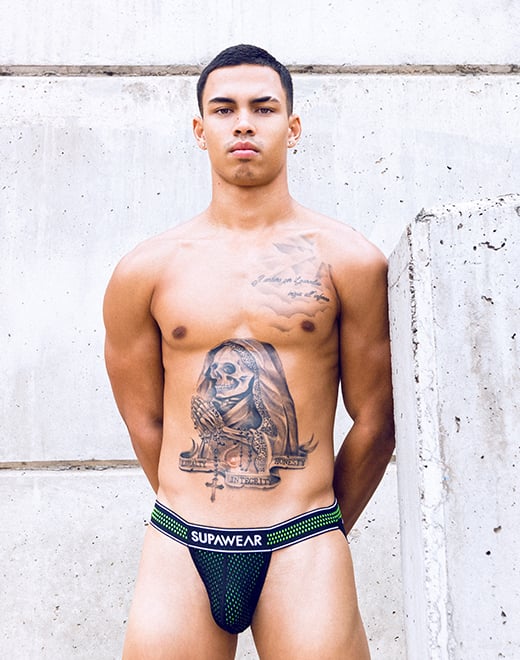 SUPAWEAR Mesh Jockstrap Neon Green