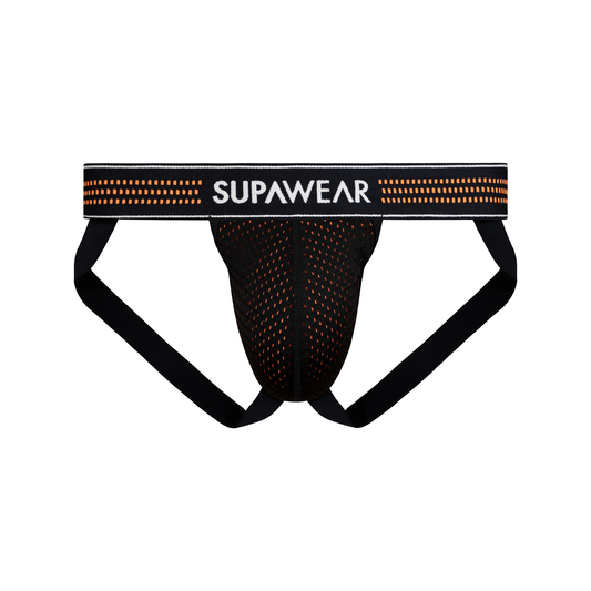 SUPAWEAR Mesh Jockstrap Neon Orange