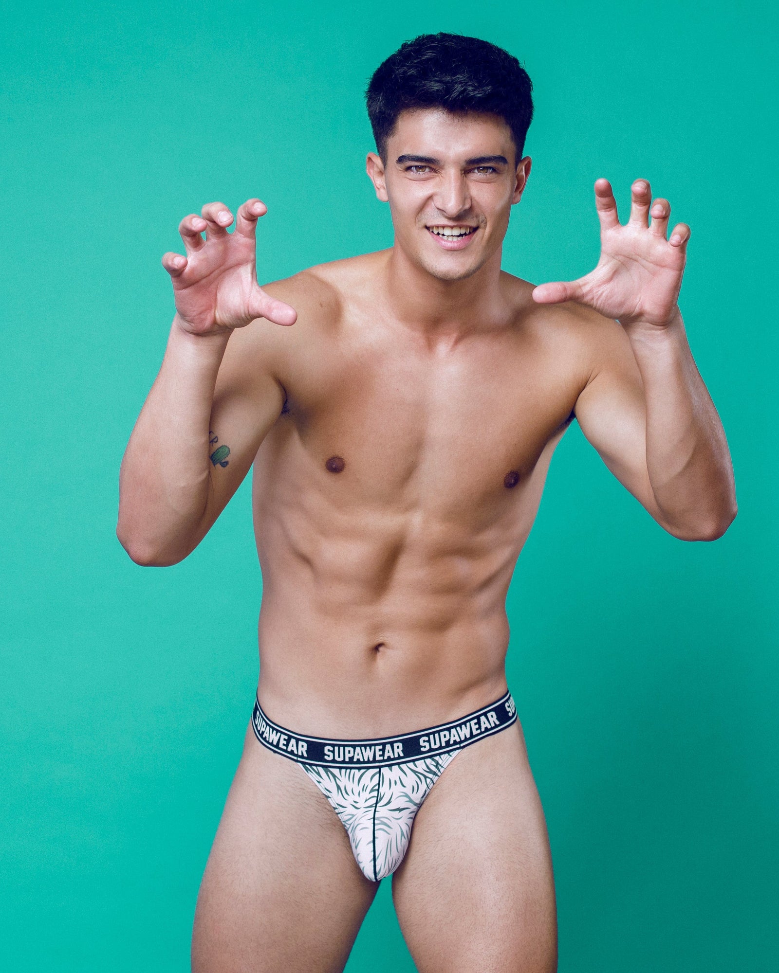 SUPAWEAR POW Thong Polar Bear