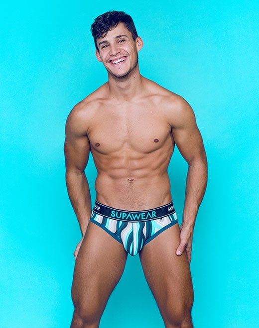 SUPAWEAR Sprint Brief Woody Blue