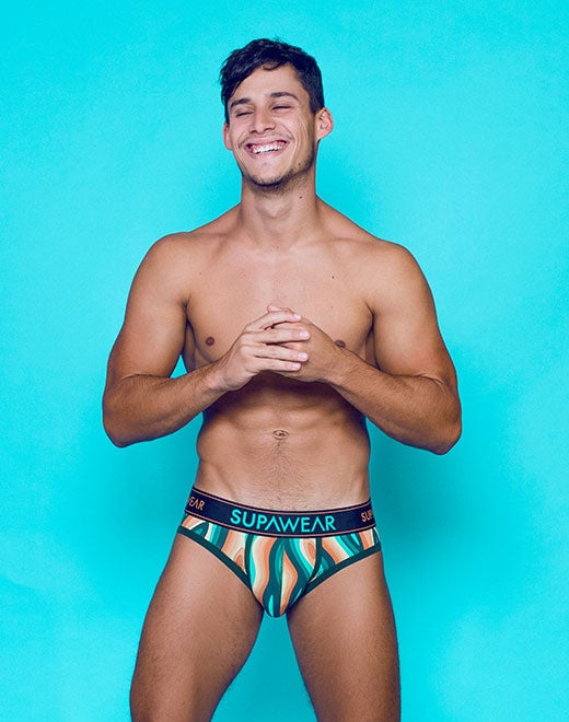 SUPAWEAR Sprint Brief Woody Orange