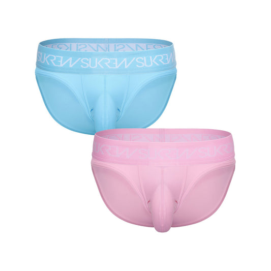SUKREW Classic Brief Multipack 1x Breeze Blue + 1x Summer Pink