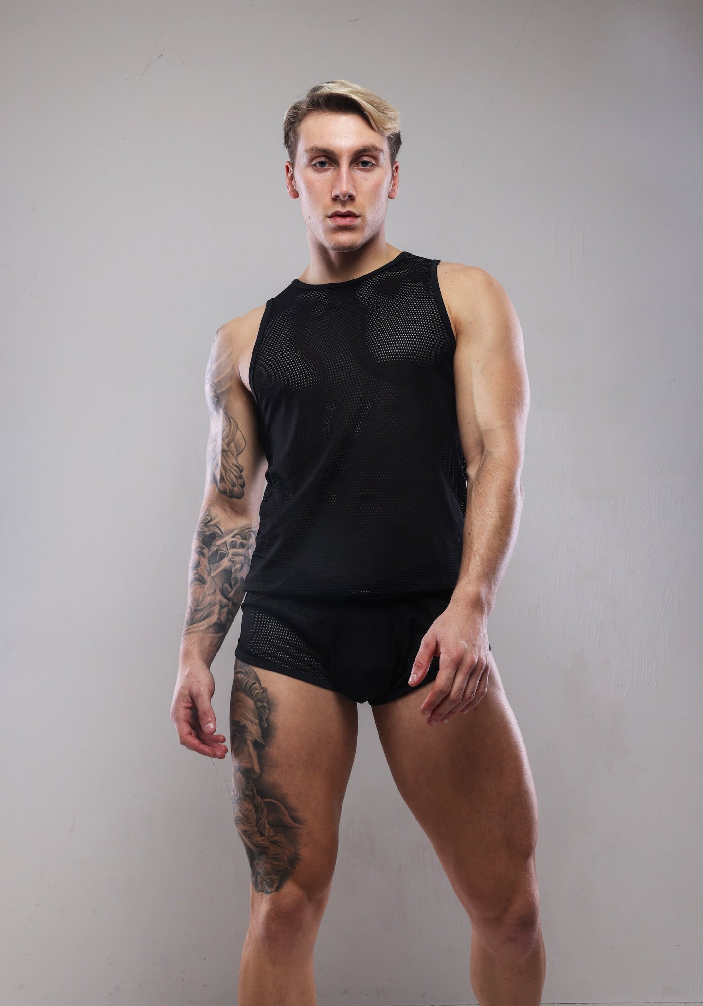 SUKREW Net Vest Nightlife Black