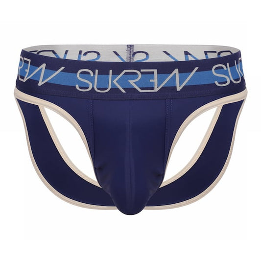 SUKREW V-Thong Navy/Cream