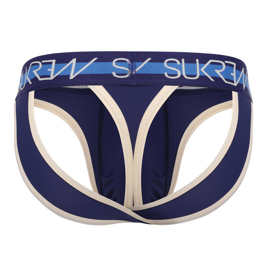 SUKREW V-Thong Navy/Cream